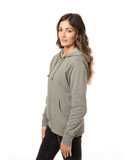 Econscious Women's Heathered Full-Zip Hooded Sweatshirt EC4580