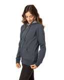 Econscious Women's Heathered Full-Zip Hooded Sweatshirt EC4580