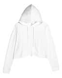 Women's Cropped Fleece Hooded Sweatshirt