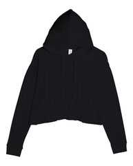 Women's Cropped Fleece Hooded Sweatshirt