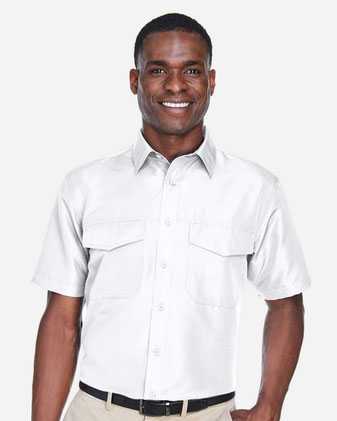 Harriton Key West Short Sleeve Performance Staff Shirt M580