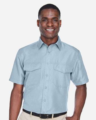 Harriton Key West Short Sleeve Performance Staff Shirt M580