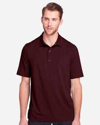 North End JAQ Snap-Up Stretch Performance Polo NE100