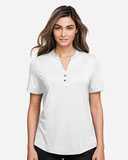North End Women's JAQ Snap-Up Stretch Performance Polo NE100W