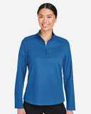 North End Women's Express Tech Performance Pique Quarter-Zip Pullover NE412W