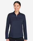 North End Women's Express Tech Performance Pique Quarter-Zip Pullover NE412W