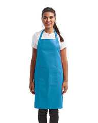 Recycled Bib Apron with Pocket