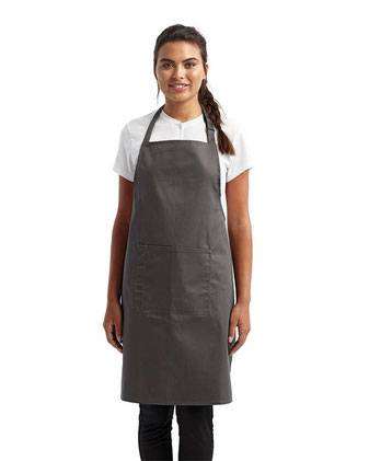 Artisan Collection by Reprime Recycled Bib Apron with Pocket RP154