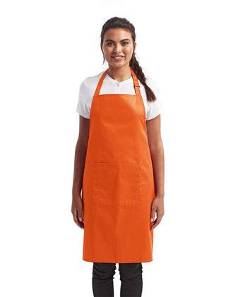 Artisan Collection by Reprime Recycled Bib Apron with Pocket RP154