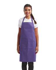 Recycled Bib Apron with Pocket
