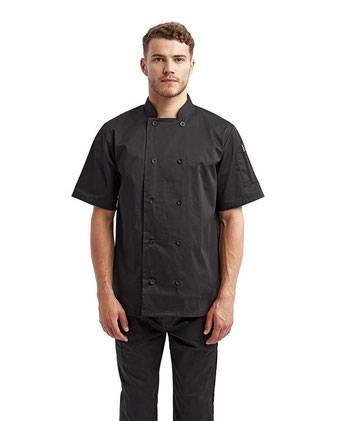 Artisan Collection by Reprime Short Sleeve Recycled Chef Coat RP656