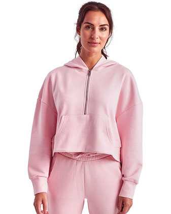 TriDri Women's Alice Half-Zip Hooded Sweatshirt TD077