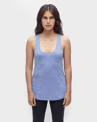 Los Angeles Apparel USA-Made Women's Triblend Racerback Tank Top TR3008
