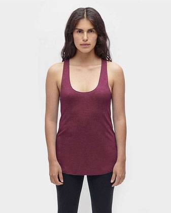 Los Angeles Apparel USA-Made Women's Triblend Racerback Tank Top TR3008