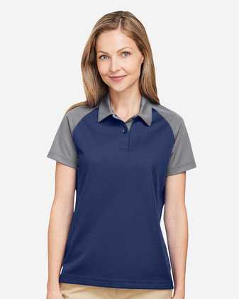 Team 365 Women's Command Snag-Protection Colorblock Polo TT21CW