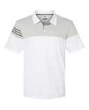 Heathered 3-Stripes Colorblocked Polo