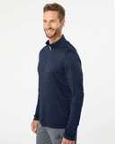 Lightweight Mélange Quarter-Zip Pullover