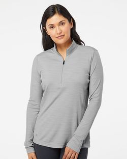 Adidas Women's Lightweight Mélange Quarter-Zip Pullover A476 Adidas Women's Lightweight Mélange Quarter-Zip Pullover A476