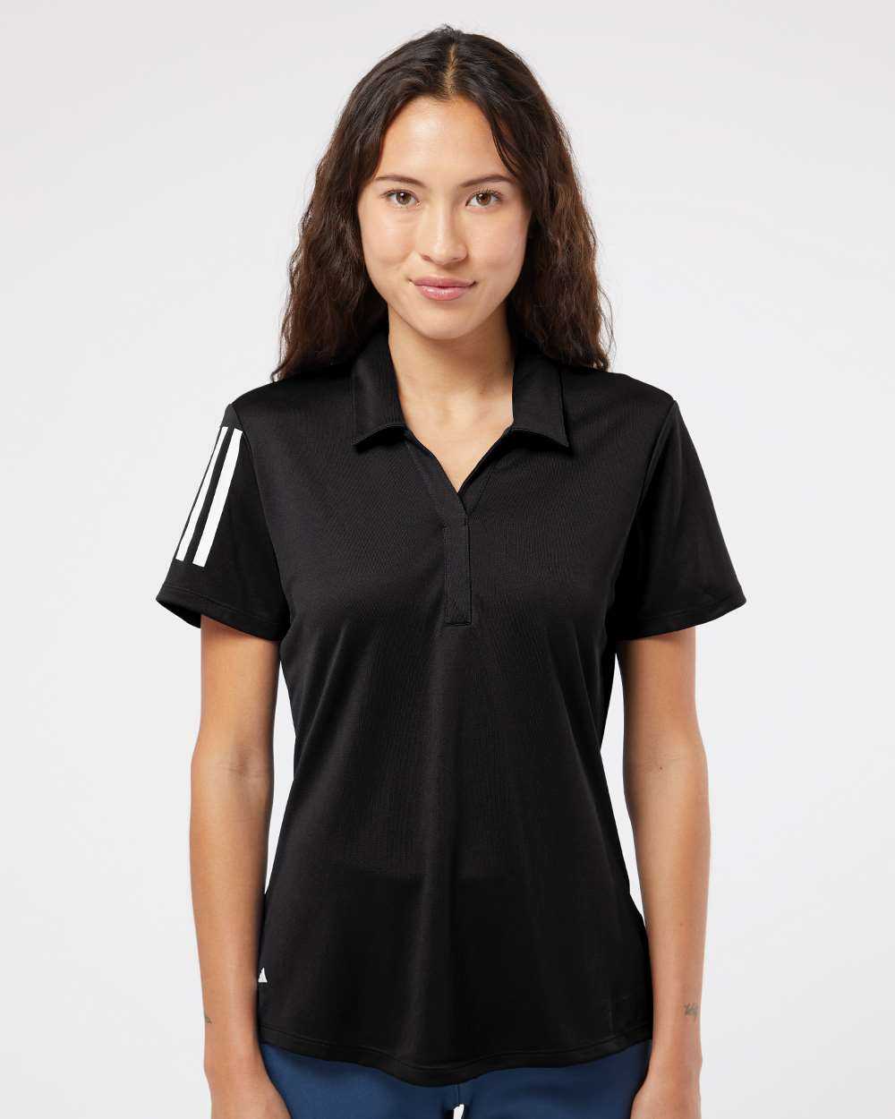 Adidas Women's Floating 3-Stripes Polo A481