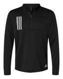 3-Stripes Double Knit Quarter-Zip Pullover