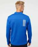 3-Stripes Double Knit Quarter-Zip Pullover
