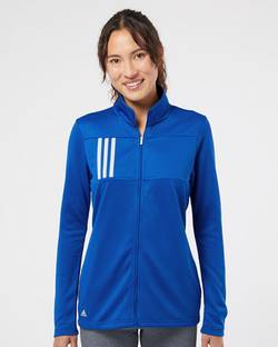 Women's 3-Stripes Double Knit Full-Zip Women's 3-Stripes Double Knit Full-Zip
