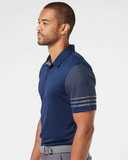 Striped Sleeve Polo