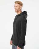Adidas Textured Mixed Media Hooded Sweatshirt A530