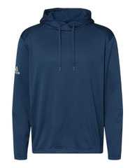 Textured Mixed Media Hooded Sweatshirt
