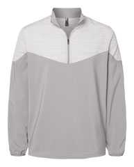 Heather Chevron Quarter-Zip Windshirt