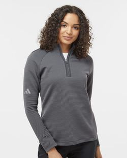 Adidas Women's Spacer Quarter-Zip Pullover A589 Adidas Women's Spacer Quarter-Zip Pullover A589