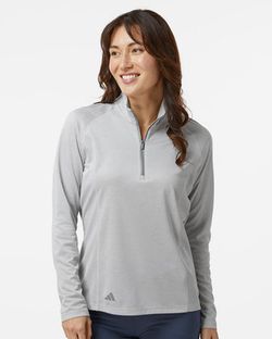 Adidas Women's Space Dyed Quarter-Zip Pullover A594 Adidas Women's Space Dyed Quarter-Zip Pullover A594