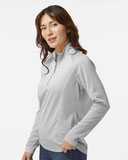 Women's Space Dyed Quarter-Zip Pullover