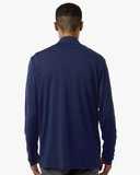 Men's Textured Stripe Quarter-Zip Pullover