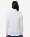 Women's Textured Stripe Quarter-Zip Pullover