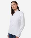 Women's Textured Stripe Quarter-Zip Pullover