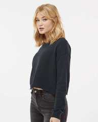 Women's Lightweight Crop Crewneck Sweatshirt