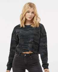 Women's Lightweight Crop Crewneck Sweatshirt