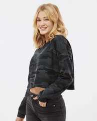 Women's Lightweight Crop Crewneck Sweatshirt