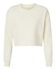Women's Lightweight Crop Crewneck Sweatshirt