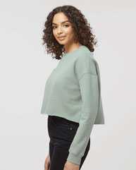 Women's Lightweight Crop Crewneck Sweatshirt