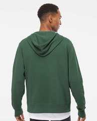 Lightweight Full-Zip Hooded Sweatshirt