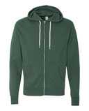 Lightweight Full-Zip Hooded Sweatshirt