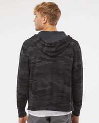 Lightweight Full-Zip Hooded Sweatshirt