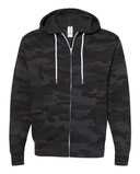 Lightweight Full-Zip Hooded Sweatshirt