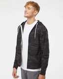Lightweight Full-Zip Hooded Sweatshirt
