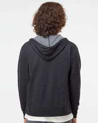 Lightweight Full-Zip Hooded Sweatshirt