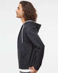 Lightweight Full-Zip Hooded Sweatshirt