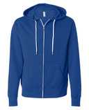 Lightweight Full-Zip Hooded Sweatshirt