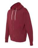 Lightweight Full-Zip Hooded Sweatshirt